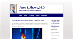 Desktop Screenshot of jasonahueromd.com